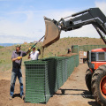 Welded Gabion Barrier Defence Bastion Defense Wall For Military Fortification And Flood Control